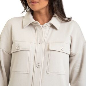 LazyPants Ivory Shacket